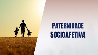 Paternidade socioafetiva [upl. by Richel816]