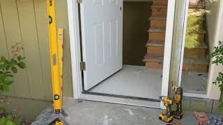 Jeld Wen Front Door Installation  Really crappy products and craftsmanship PART 1 [upl. by Lozano]