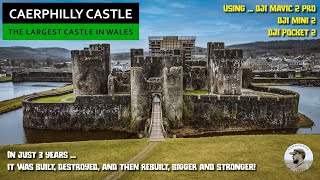 Caerphilly Castle  The Largest in Wales 2nd in Britain [upl. by Nodnahs]