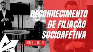 DIREITO DE FAMÍLIA Reconhecimento de filiação socioafetiva [upl. by Shiroma456]