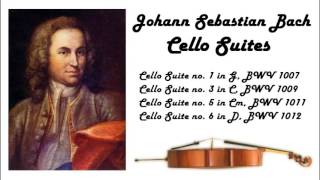 Johann Sebastian Bach  Cello suites in 432 Hz great for reading or studying [upl. by Airdnalahs]