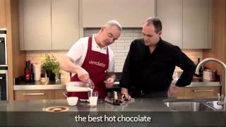 How to make a hot chocolate using an aerolatte milk frother [upl. by Oremoh]