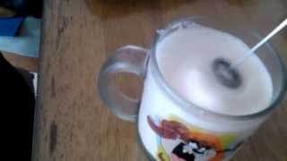 Aerolatte Review Frothing Cold Milk In Under 1 Minute [upl. by Hillel]